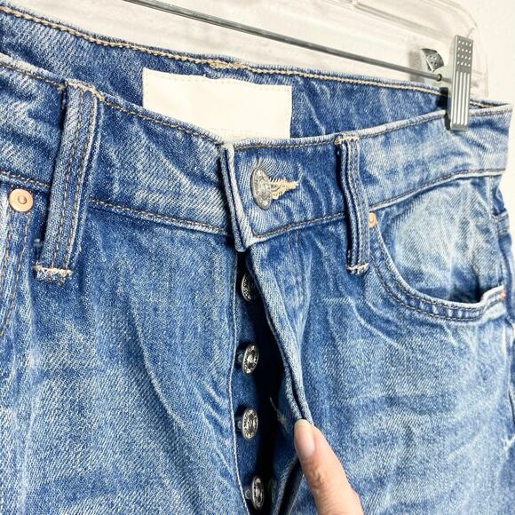 MOTHER Denim The Dodger Button Sneak In Wipeout 26 NWOT - Picture 6 of 9